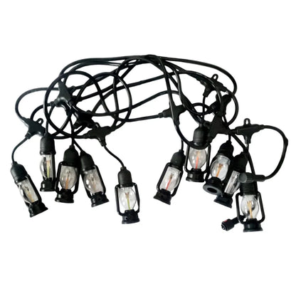 Ghirlanda luminoasa, solara, decorativa, interconectabila, Naimeed D6112, 5m, 10 Becuri LED, Lumina Multicolor