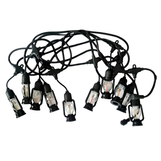 Ghirlanda luminoasa, solara, decorativa, interconectabila, Naimeed D6112, 5m, 10 Becuri LED, Lumina Multicolor