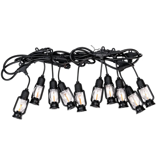 Ghirlanda luminoasa, decorativa, interconectabila, Naimeed D6113, 5m, 10 Becuri LED, Lumina Alb Cald