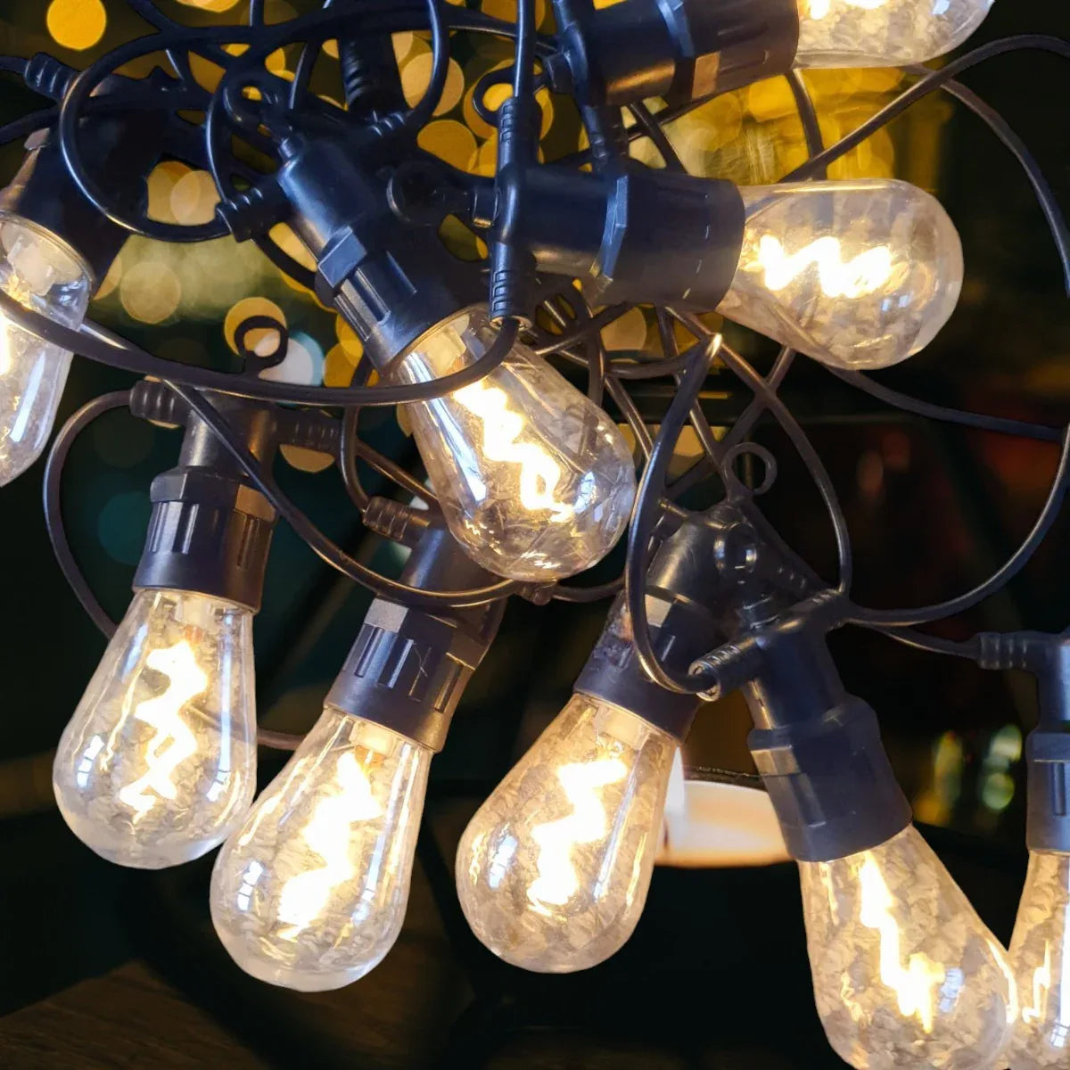 Ghirlanda luminoasa, solara, decorativa, interconectabila, Naimeed D6116, 5m, 10 Becuri LED, Lumina Alb Rece