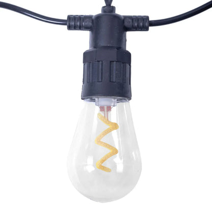 Ghirlanda luminoasa, solara, decorativa, interconectabila, Naimeed D6116, 5m, 10 Becuri LED, Lumina Alb Rece