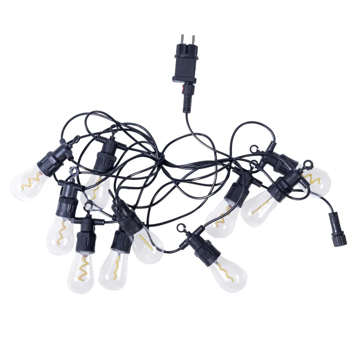 Ghirlanda luminoasa, decorativa, interconectabila, Naimeed D6117, 5m, 10 Becuri LED, Lumina Alb Cald