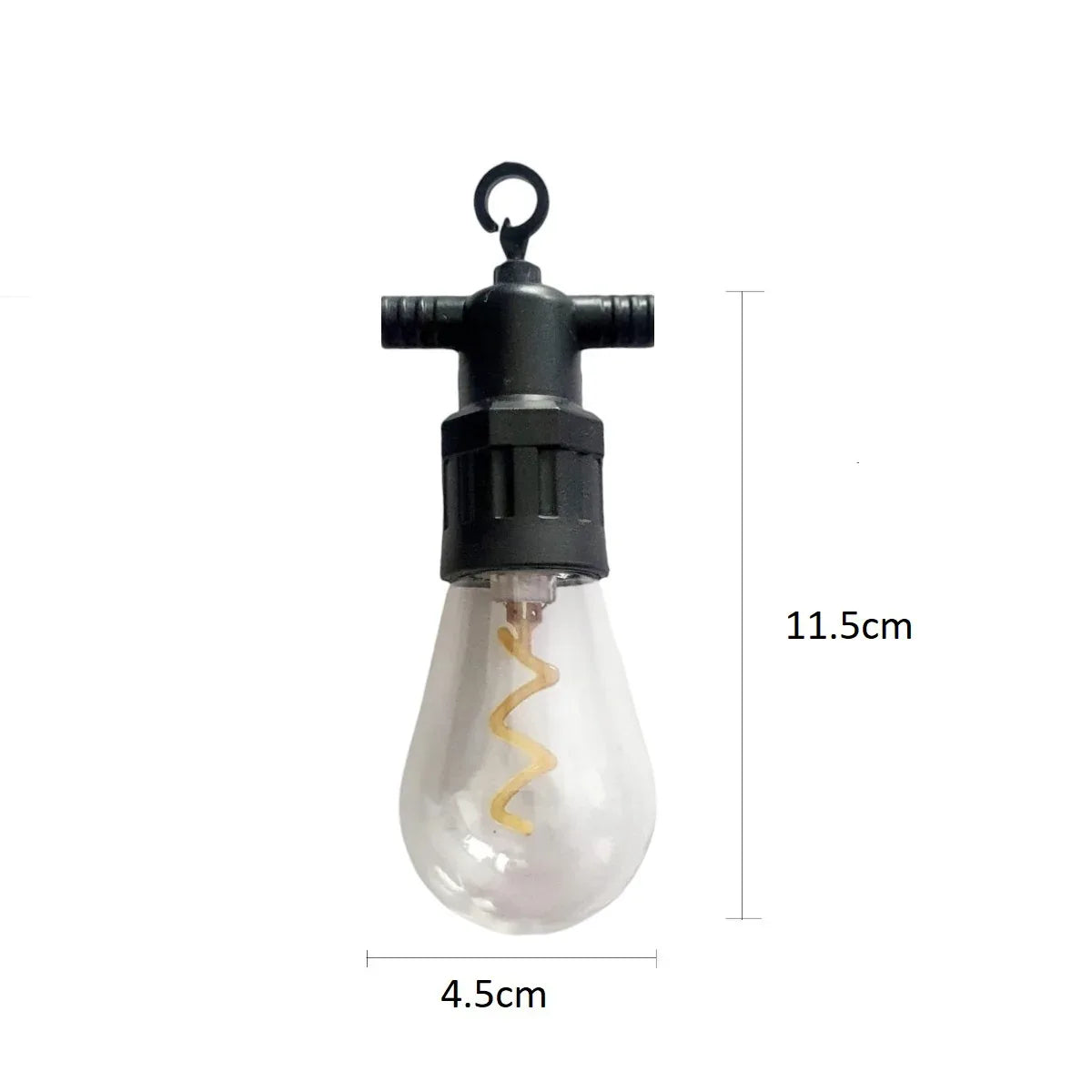 Ghirlanda luminoasa, decorativa, interconectabila, Naimeed D6117, 5m, 10 Becuri LED, Lumina Alb Cald