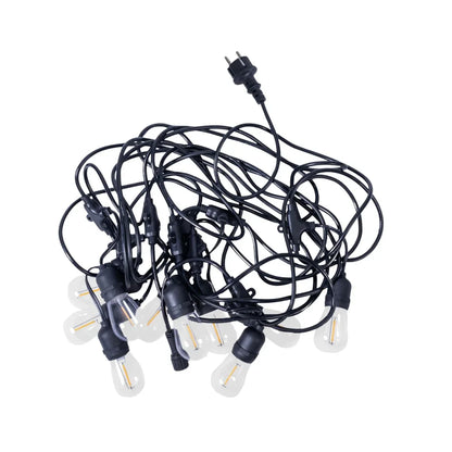 Ghirlanda luminoasa, decorativa, interconectabila, Naimeed D6120, 10m, 10 Becuri LED, Lumina Alb Cald