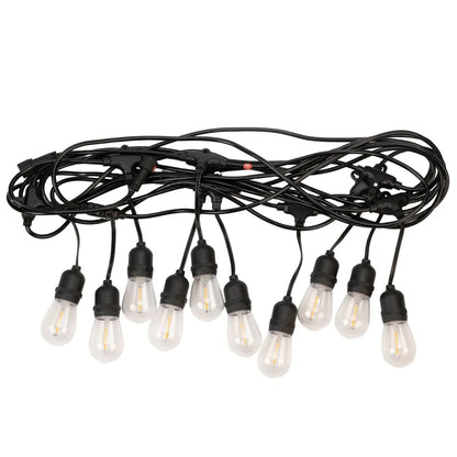 Ghirlanda luminoasa, decorativa, interconectabila, Naimeed D6120, 10m, 10 Becuri LED, Lumina Alb Cald
