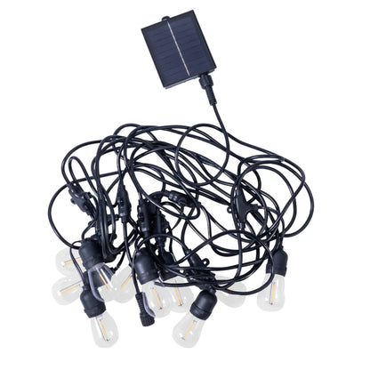 Ghirlanda luminoasa, solara, decorativa, interconectabila, Naimeed D6124, 5m, 10 Becuri LED, Lumina Alb Rece