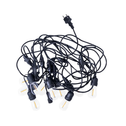 Ghirlanda luminoasa, decorativa, interconectabila, Naimeed D6126, 5m, 10 Becuri LED, Lumina Alb Cald