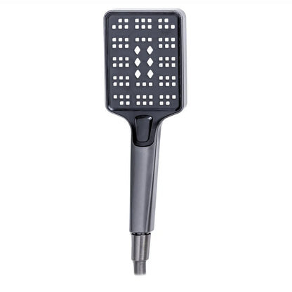 Coloana de dus, cu para fixa si para mobila, Naimeed D6138, 4 functii, otel inoxidabil, Argintiu