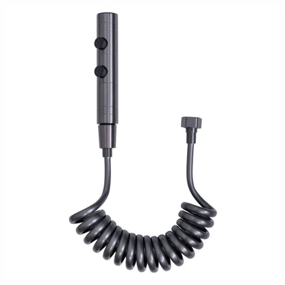 Coloana de dus, cu para fixa si para mobila, Naimeed D6144, 4 functii, otel inoxidabil, Argintiu