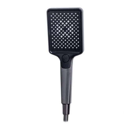 Coloana de dus, cu para fixa si para mobila, Naimeed D6145, 4 functii, otel inoxidabil, Gri