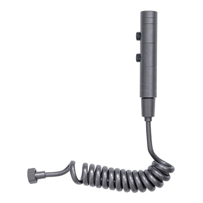Coloana de dus, cu para fixa si para mobila, Naimeed D6147, 4 functii, otel inoxidabil, Gri