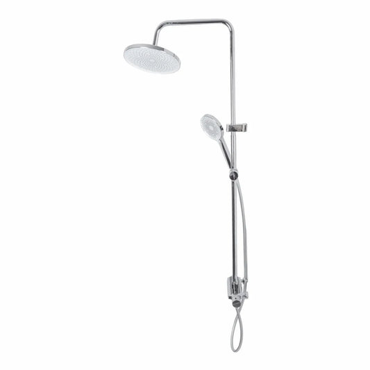 Coloana de dus, cu para fixa si para mobila, Naimeed D6148, 3 functii, otel inoxidabil, Argintiu