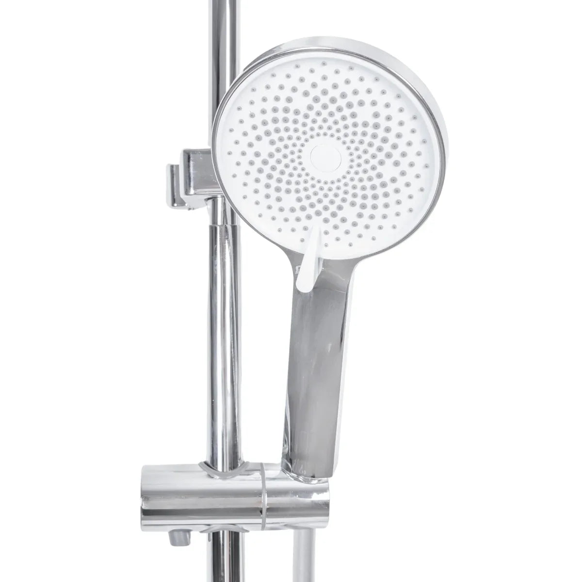 Coloana de dus, cu para fixa si para mobila, Naimeed D6148, 3 functii, otel inoxidabil, Argintiu