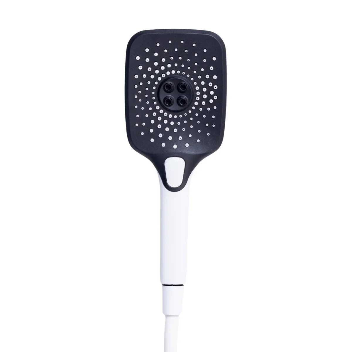 Coloana de dus, cu para fixa si para mobila, Naimeed D6149, 4 functii, otel inoxidabil, Alb