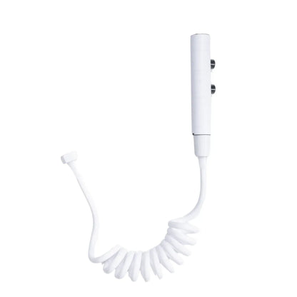 Coloana de dus, cu para fixa si para mobila, Naimeed D6149, 4 functii, otel inoxidabil, Alb