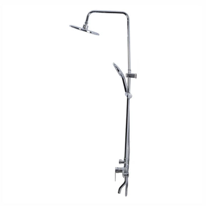 Coloana de dus, cu para fixa si para mobila, Naimeed D6152, 3 functii, otel inoxidabil, Argintiu