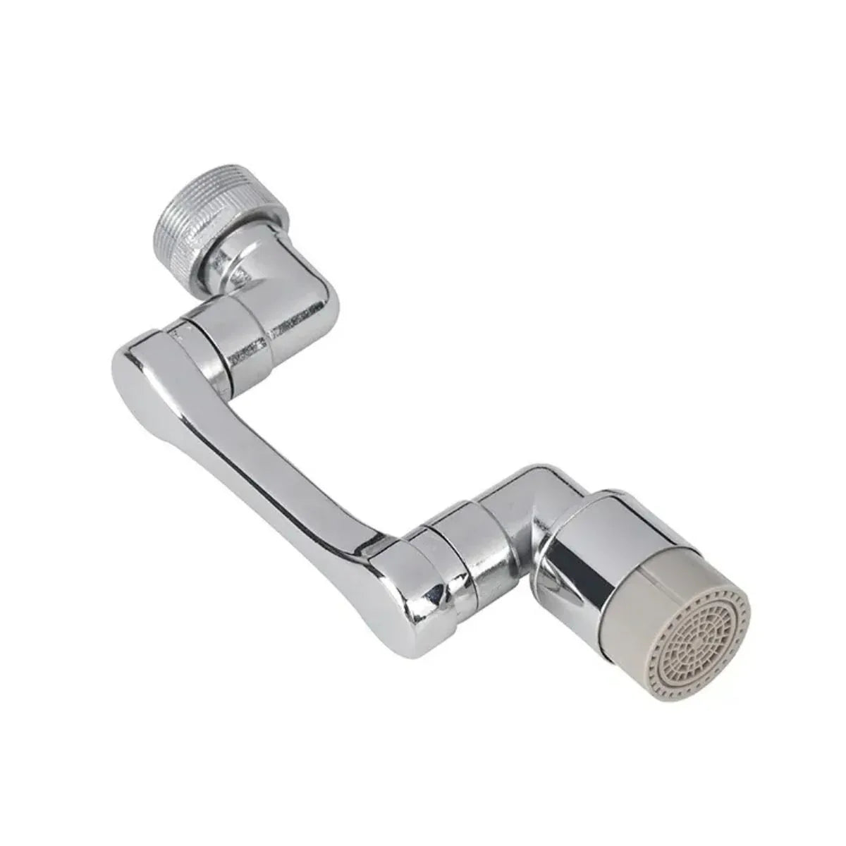 Extensie pivotanta pentru robinet, 2 moduri de pulverizare, Naimeed D6192, Argintiu