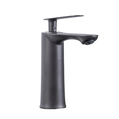Baterie pentru baie cu design modern, Naimeed D6199, Gri mat