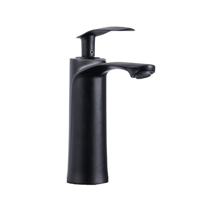 Baterie pentru baie cu design modern, Naimeed D6200, Negru mat