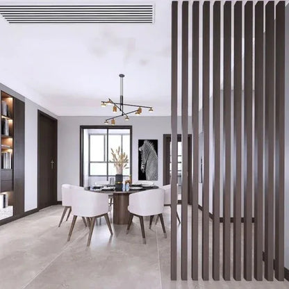 Set 5 profile Rectangular Decorativ Ranforsat WPC, Naimeed D6212, 260x10x5cm, Gri marmura