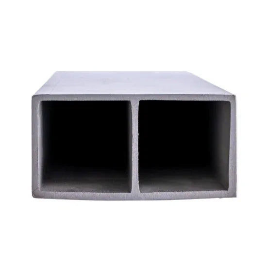 Set 5 profile Rectangular Decorativ Ranforsat WPC, Naimeed D6210, 260x10x5cm, Alb marmura