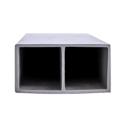 Set 5 profile Rectangular Decorativ Ranforsat WPC, Naimeed D6210, 260x10x5cm, Alb marmura