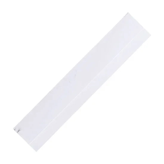 Set 5 profile Rectangular Decorativ Ranforsat WPC, Naimeed D6210, 260x10x5cm, Alb marmura