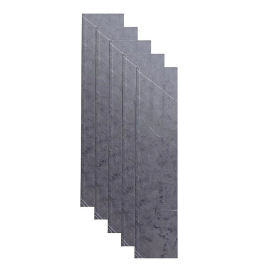 Set 5 profile Rectangular Decorativ Ranforsat WPC, Naimeed D6212, 260x10x5cm, Gri marmura