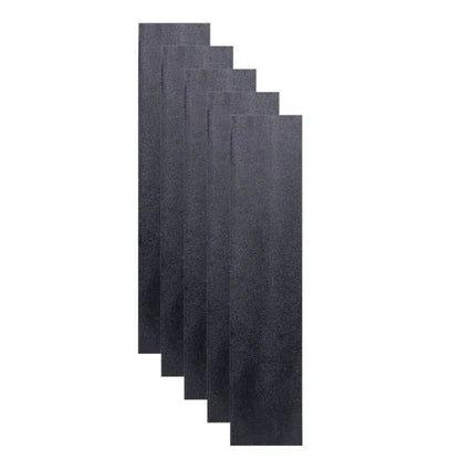 Set 5 profile Rectangular Decorativ Ranforsat WPC, Naimeed D6213, 260x10x5cm, Negru