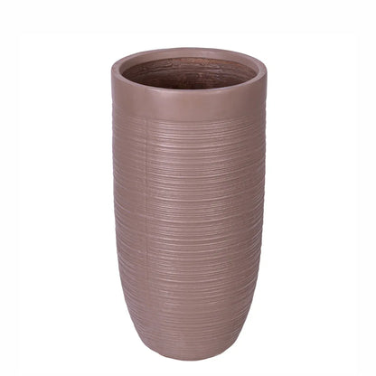 Ghiveci ecologic, Eco-friendly, Naimeed D6340, Mediu, din materiale minerale, Maro, 65x35x35cm