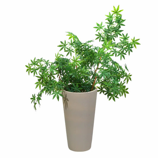 Ghiveci ecologic, Eco-friendly, Naimeed D6342, Mare, din materiale minerale, Crem, 75X41x41cm