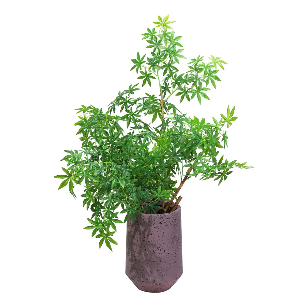 Ghiveci ecologic, Eco-friendly, Naimeed D6351, Mic, din materiale minerale, Mov, 28x25x25cm