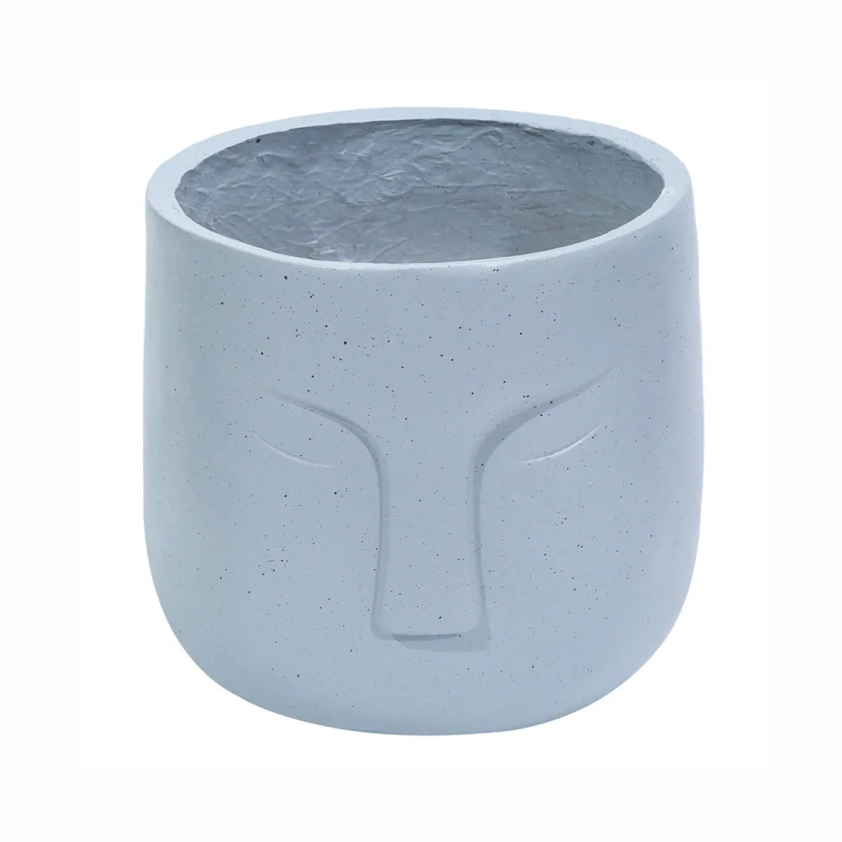 Ghiveci ecologic, Eco-friendly, Naimeed D6354, Mic, din materiale minerale, Gri, 28x25x25cm