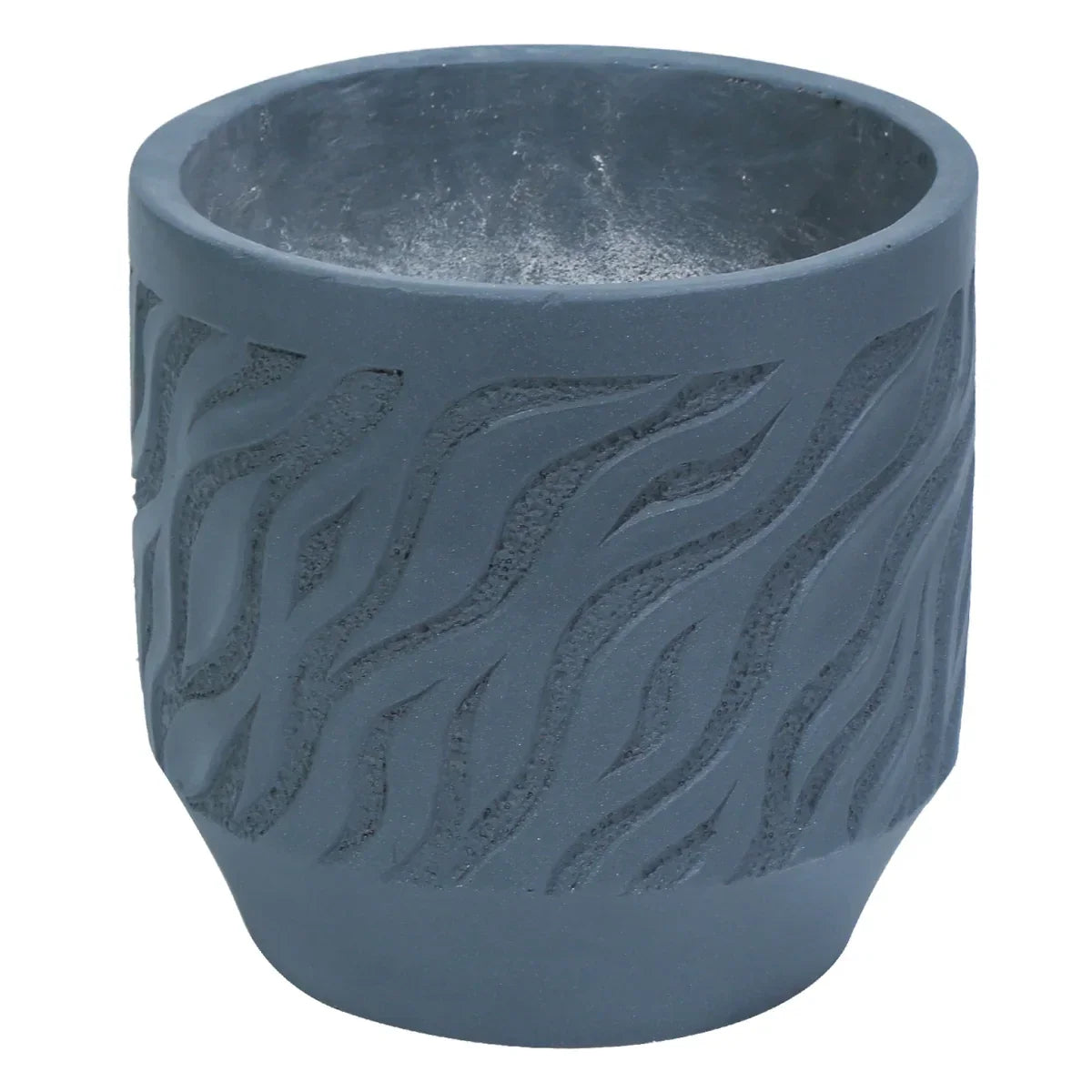 Ghiveci ecologic, Eco-friendly, Naimeed D6362, Mare, din materiale minerale, Gri, 40x39x39cm