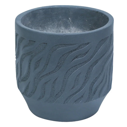 Ghiveci ecologic, Eco-friendly, Naimeed D6362, Mare, din materiale minerale, Gri, 40x39x39cm