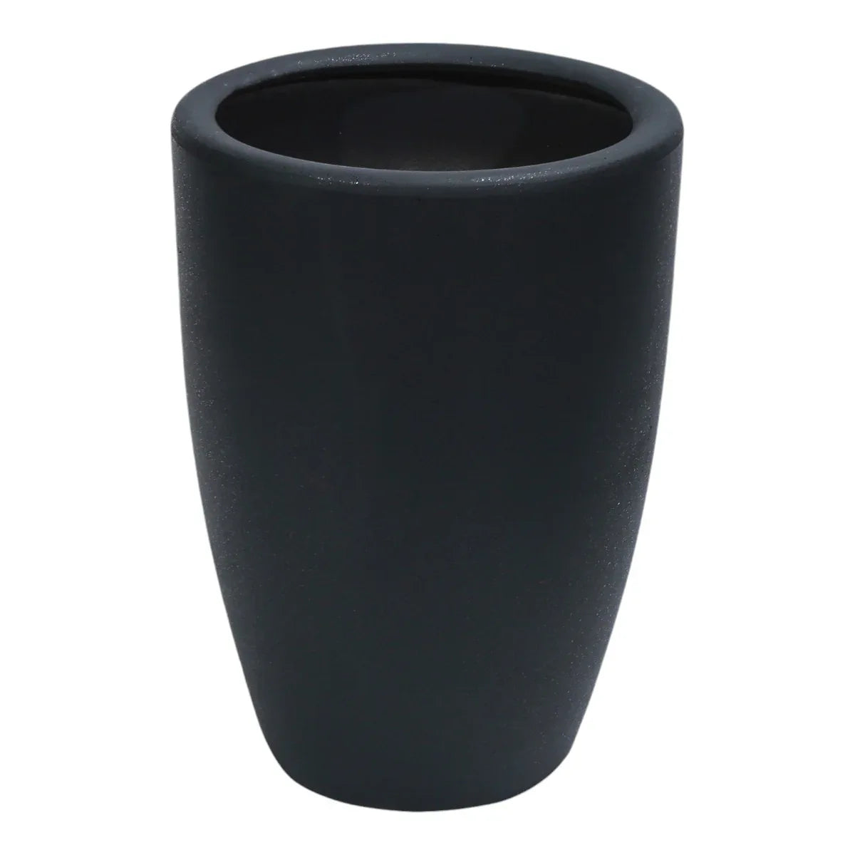 Ghiveci ecologic, Eco-friendly, Naimeed D6363, Mare, din materiale minerale, Negru, 48x39x39cm
