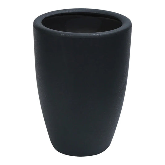 Ghiveci ecologic, Eco-friendly, Naimeed D6363, Mare, din materiale minerale, Negru, 48x39x39cm