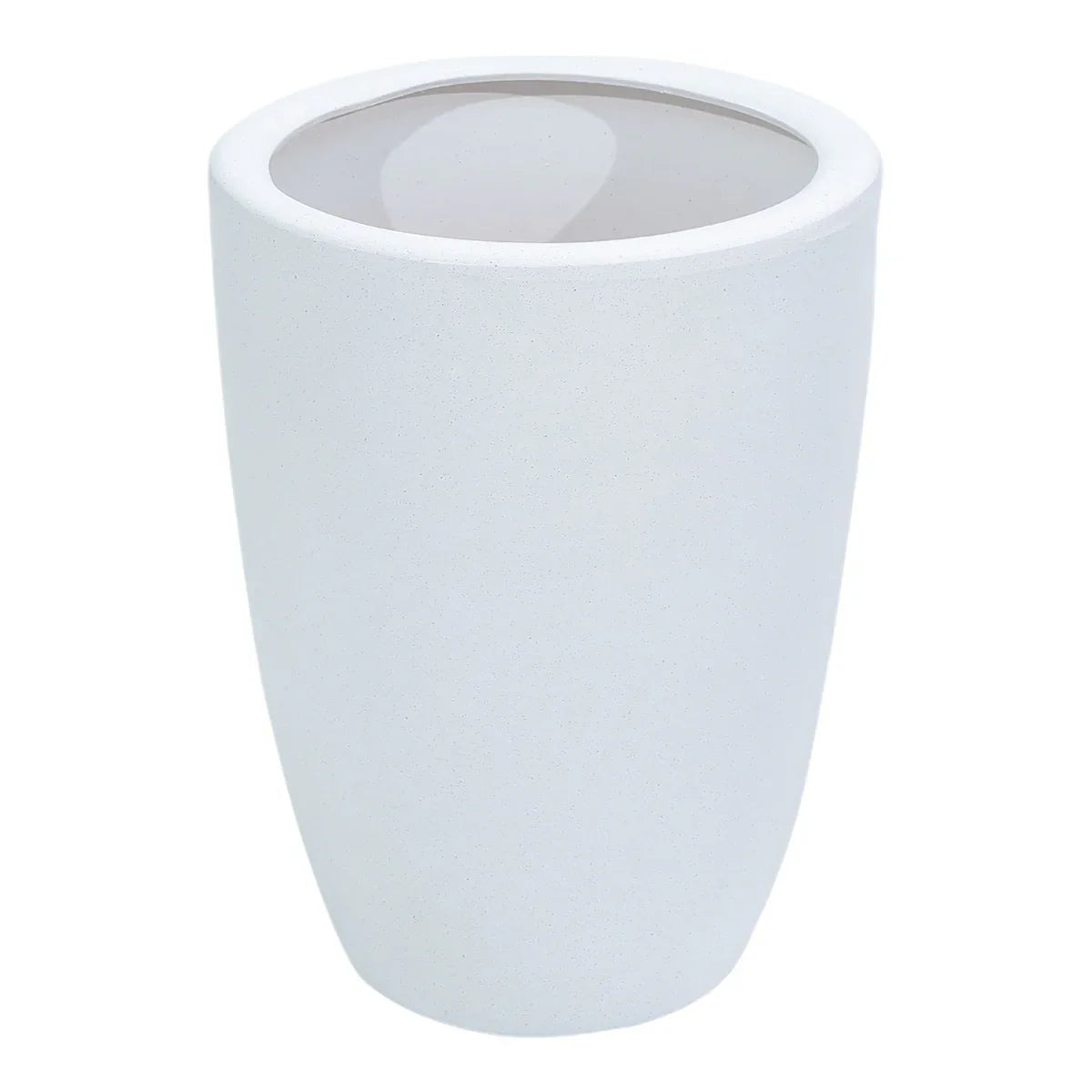 Ghiveci ecologic, Eco-friendly, Naimeed D6364, Mare, din materiale minerale, Alb, 48x39x39cm