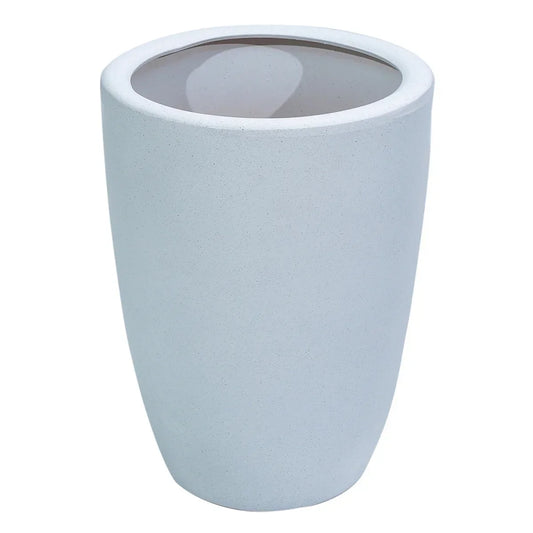 Ghiveci ecologic, Eco-friendly, Naimeed D6365, Mare, din materiale minerale, Gri, 48x39x39cm
