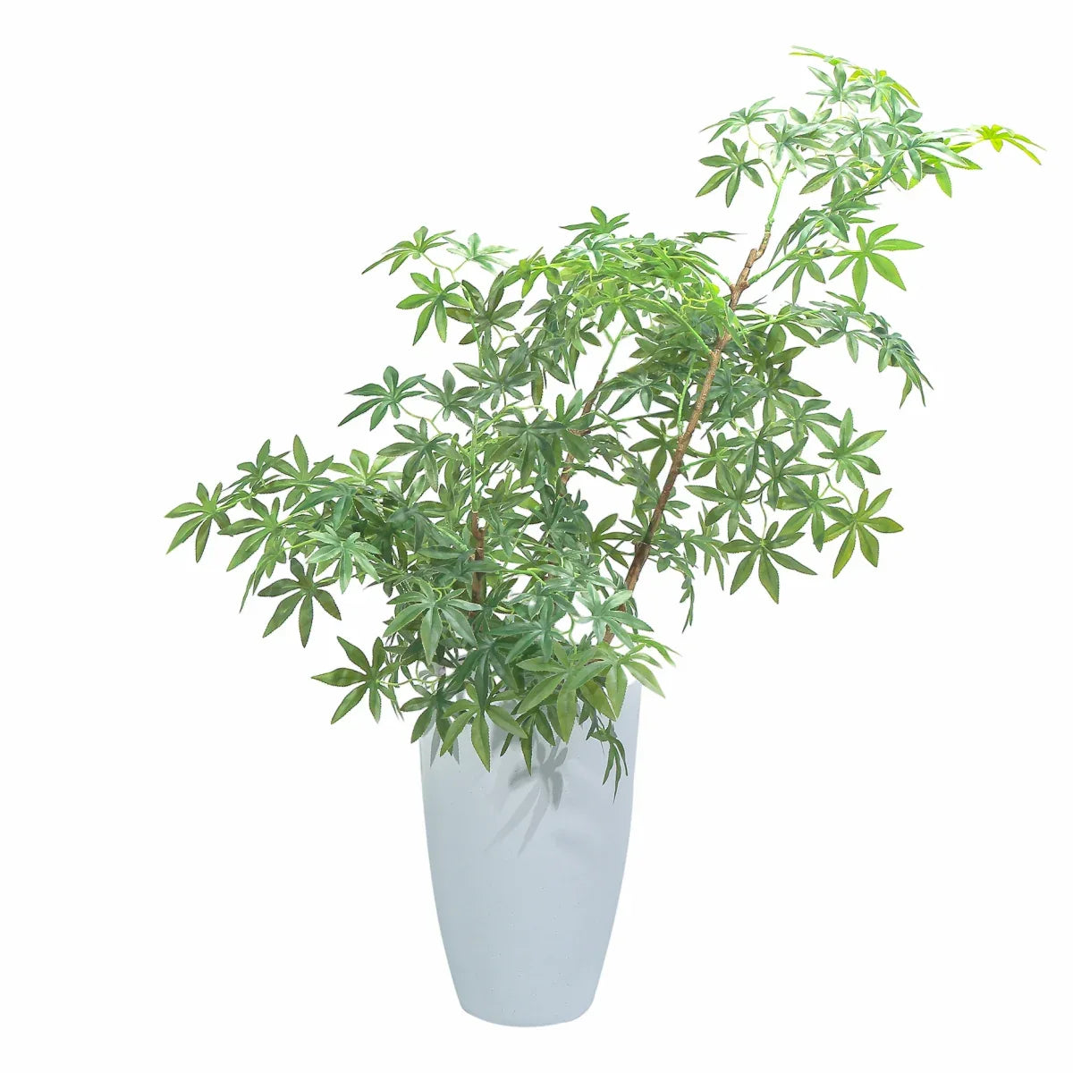 Ghiveci ecologic, Eco-friendly, Naimeed D6365, Mediu, din materiale minerale, Gri, 43x31x31cm