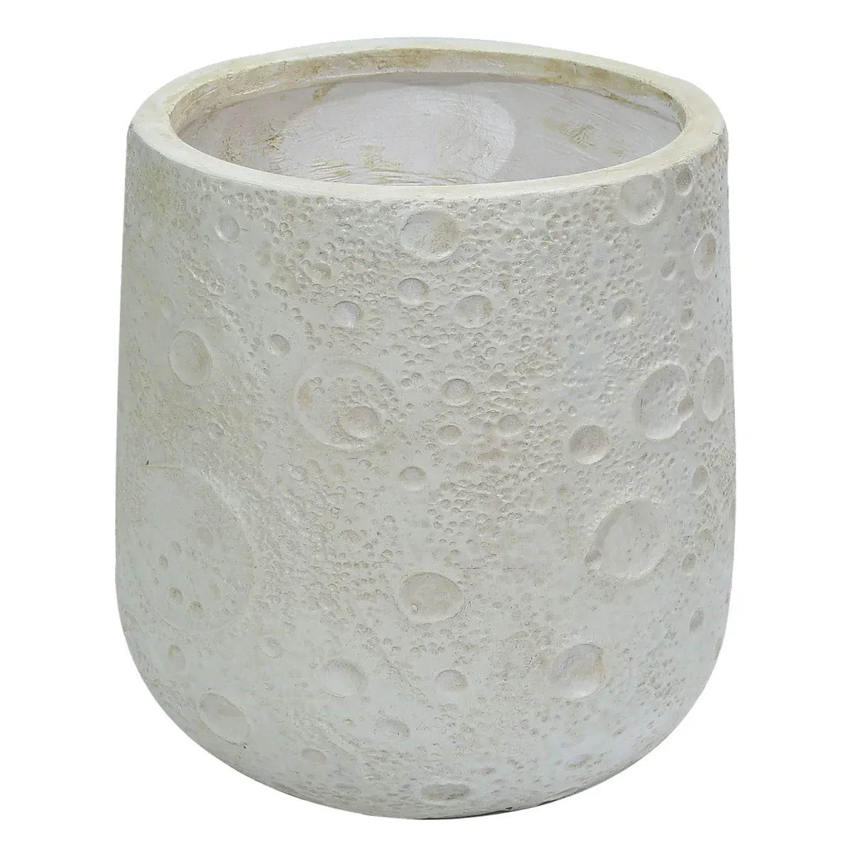 Ghiveci ecologic, Eco-friendly, Naimeed D6373, Mare, din materiale minerale, Gri, 48x48x48cm