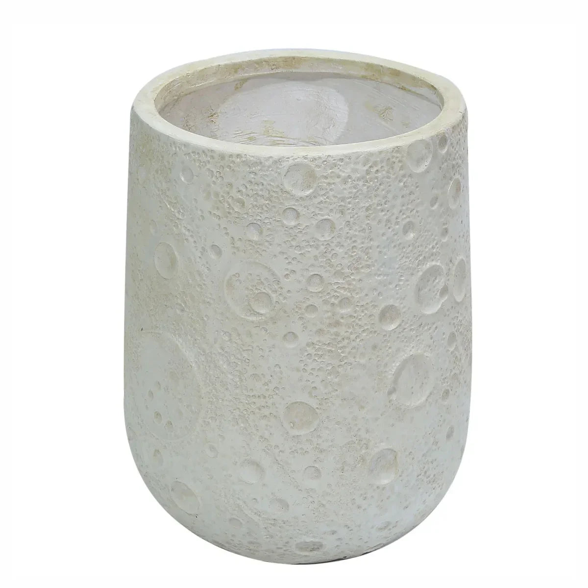 Ghiveci ecologic, Eco-friendly, Naimeed D6373, Mediu, din materiale minerale, Gri, 41x38x38cm