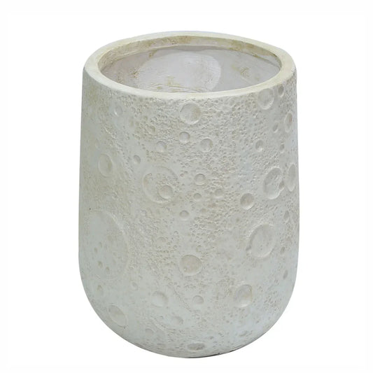 Ghiveci ecologic, Eco-friendly, Naimeed D6373, Mediu, din materiale minerale, Gri, 41x38x38cm