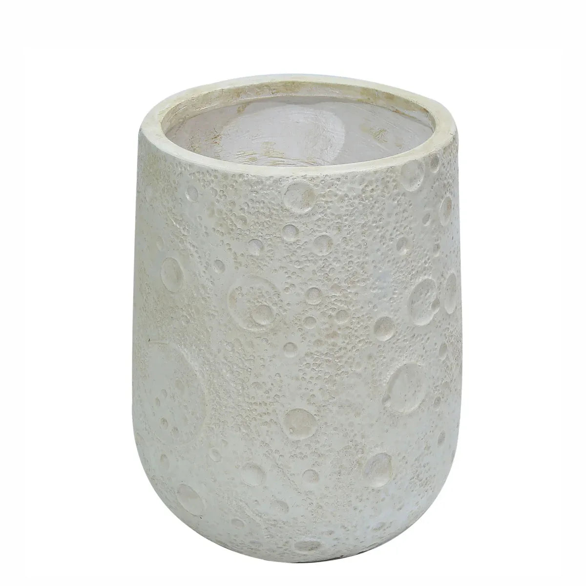 Ghiveci ecologic, Eco-friendly, Naimeed D6373, Mic, din materiale minerale, Gri, 39x29x29cm