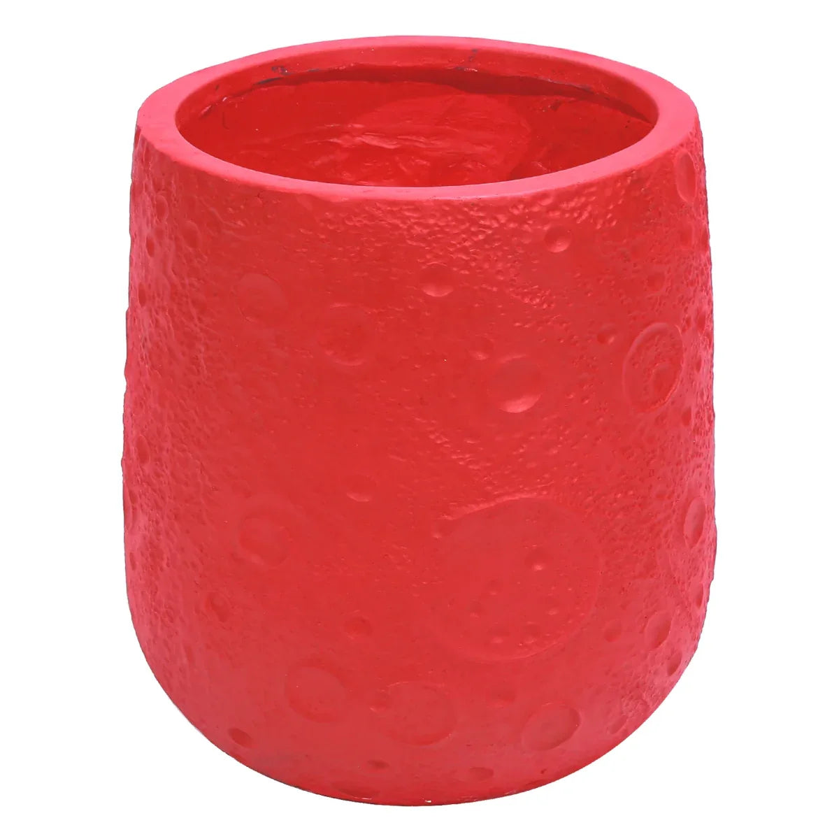 Ghiveci ecologic, Eco-friendly, Naimeed D6374, Mare, din materiale minerale, Rosu, 48x48x48cm