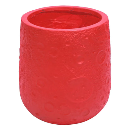 Ghiveci ecologic, Eco-friendly, Naimeed D6374, Mare, din materiale minerale, Rosu, 48x48x48cm