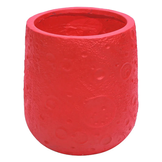 Ghiveci ecologic, Eco-friendly, Naimeed D6374, Mare, din materiale minerale, Rosu, 48x48x48cm