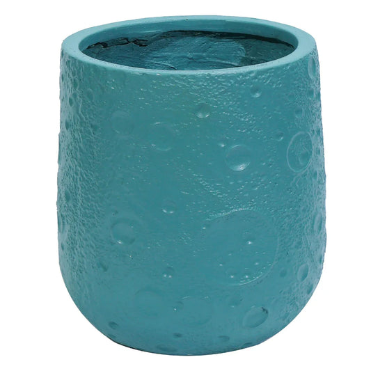 Ghiveci ecologic, Eco-friendly, Naimeed D6375, Mare, din materiale minerale, Turcoaz, 48x48x48cm