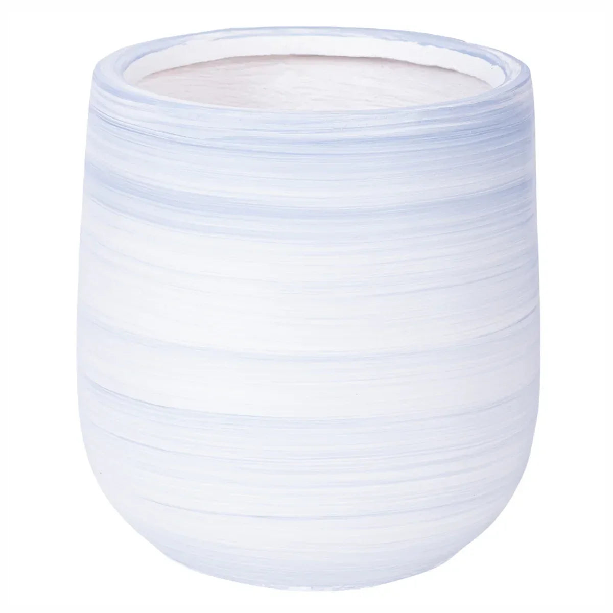 Ghiveci ecologic, Eco-friendly, Naimeed D6376, Mare, din materiale minerale, Albastru, 46x39x39cm