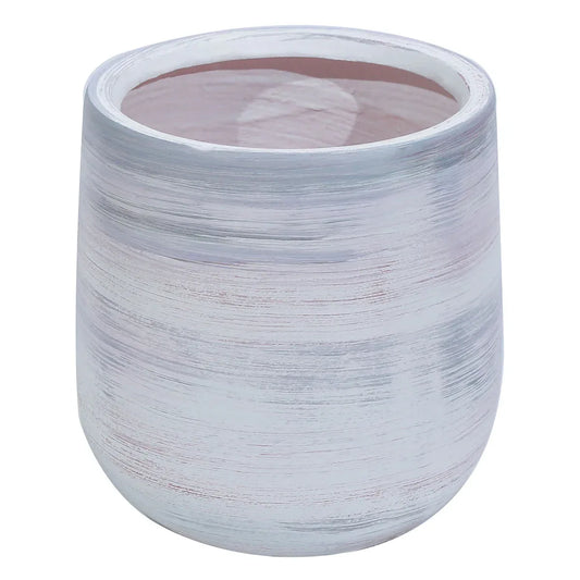 Ghiveci ecologic, Eco-friendly, Naimeed D6378, Mare, din materiale minerale, Gri, 46x39x39cm